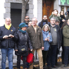 Varias personas se han desplazado a las puertas del Tribunal Supremo para dar apoyo a Oriol Junqueras.