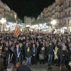 Imatge de la concentració a la plaça de la Font de Tarragona.