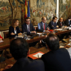 Primera reunión de subsecretarios del gobierno español después de la aplicación del 155 en Cataluña presidida por el secretario de Estado para las Administraciones Territoriales, Roberto Bermúdez de Castro.