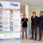 Xavier Pastrana, Josep M. Pujals i Josep F. Solórzano, van presentar la programació a l'Auditori Josep Carreras.