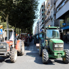 Imagen de la tractorada que tuvo lugar en Lérida este sábado 23 de septiembre.