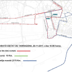 El mapa del recorregut de la Mitja Marató.