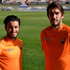 Raphael Guzzo y Dejan Lekic, con la camiseta naranja.