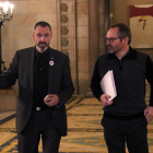 Els diputats de JxCat Eusebi Campdepadrós i Josep Costa.
