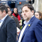 Imagen de archivo del vicepresidente destituido Oriol Junqueras, al llegar a la Audiencia Nacional, el 2 de noviembre de 2017.