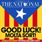 Portada del diari escocès independentista 'The Nathional' aquest dissabte 30 de setembre.