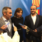President del PP a Tarragona, Alejandro Fernández, amb membres del PP de Castelló el dia 10.