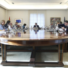 Imatge general de la reunió del Consell de Ministres extraordinari, el 27 d'octubre de 2017