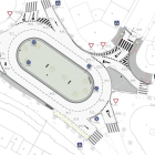 Plano de la nueva rotonda de la plaza Villaroel de Reus.