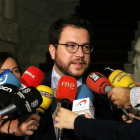 Primer pla del vicepresident del Govern i conseller d'Economia i Hisenda, Pere Aragonès.