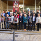 Imatge dels guanyadors de la Ganxet Pintxo Tardor davant de la Cambra de Comerç de Reus.