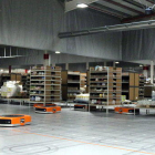 Imatge del magatzem del centre d'Amazon a Castellbisbal.