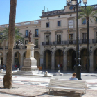 Imatge de la plaça de la Vila de Vilanova i la Geltrú