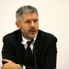 El abogado Andreu Van den Eynde en la sede de ERC, el pasado 27 de octubre.