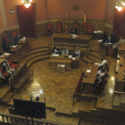 Imagen de archivo de la sala de jurado de la Audiencia de Barcelona.