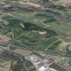 Imatge aèria de la zona on està previst urbanitzar el po