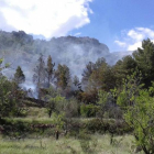 El incendio se ha producido en la entrada del municipio del Baix Ebre.