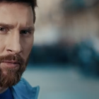 Messi, durant l'anunci.