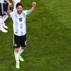 Leo Messi durante el Mundial de Rusia 2018.