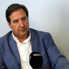 El secretario general de la UIER del Ripollès, Josep Pascal, en una entrevista en el ACN
