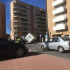 La camioneta s'ha accidentat a la rotonda de l'Avinguda de Països Catalans amb Alcalde Joan Bertran.