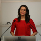 La presidenta del grupo parlamentario de Cs, Inés Arrimadas