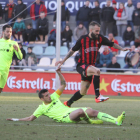 Ángel Martínez, durante un partido con el Reus.