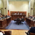 Imatge del ple de la Diputació de Tarragona celebrat aquest divendres, 6 d'abril.