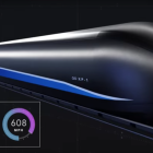 Imatge de les proves de Virgin Hyperloop One.