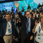 El presidentdel govern espanyol Mariano Rajoy a la convenció del PP.
