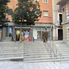Imatge de la plaça Narcís Oller, al barri de Gràcia.