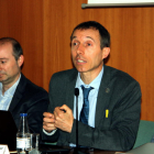 El representant del grup CRISES de la URV, Dr. Josep Domingo-Ferrer, durant la presentació del nou centre.
