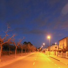 El carrer del Francolí, punt d'entrada a la urbanització.