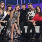 Los seis concursantes deOperación Triunfo' que pueden representar a España en Eurovisión.