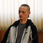 Stanislav R., el acusado del asesinato y una tentativa de violación de la joven Meritxell Vall, en el inicio del juicio.