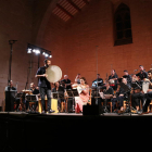 Pla general dels músics d'Orpheus XXI i Hespèrion XXI en el concert inaugural del VI Festival de Música Antiga de Poblet.