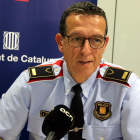 El portaveu dels Mossos d'Esquadra, l'inspector Albert Oliva, en una entrevista amb l'ACN.