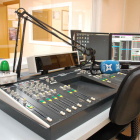 Imagen del estudio de Ràdio Montblanc.