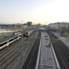 Imatge de l'estació de trens de Tarragona, per on continuarien passant els trens de mercaderies.