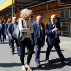 Los directivos de Bic Graphic y las autoridades visitan las nuevas instalaciones de la fábrica de Tarragona.