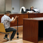 Imagen del acusado durante el juicio en la Audiencia de Lleida.
