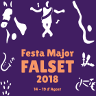 Imatge del cartell de la Festa Major de Falset.