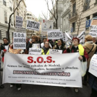 Imagen de una manifestación de la plataforma SOS Bebés Robados.