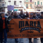 Els pensionistes de Reus s'han manifestat a la Mercadal