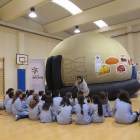 La Cúpula Gustum a l'escola Cor de Roure de Santa Coloma de Queralt.