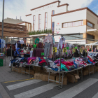 Una imatge d'arxiu de parades del mercat de marxants que s'ubica a l'entorn del Mercat Central.