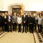 El president del Parlament, Roger Torrent, rep membres de l'Associació Catalana de Drets Civils.