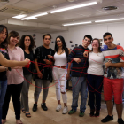 Un grup de joves que ha participat en la primera edició del Programa Noves Oportunitats del Camp de Tarragona.