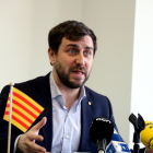 El conseller de Salut destituït i candidat a la llista d'ERC, Antoni Comín.