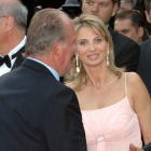 Juan Carlos I y Corina, en una imagen de archivo.